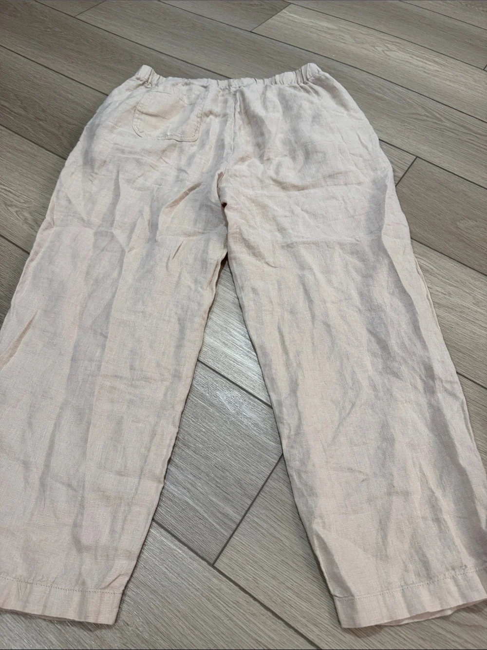 Quince 100% European Linen Pants Sz M Trendy Summer Natural Lightweight Beach